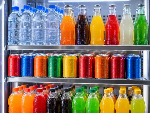 Water and soft drinks — suggested