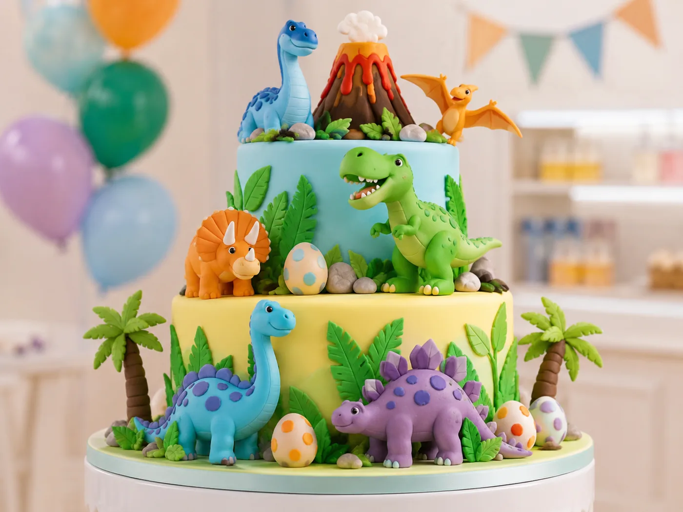 Theme-Based Kids Birthday Party Cake image