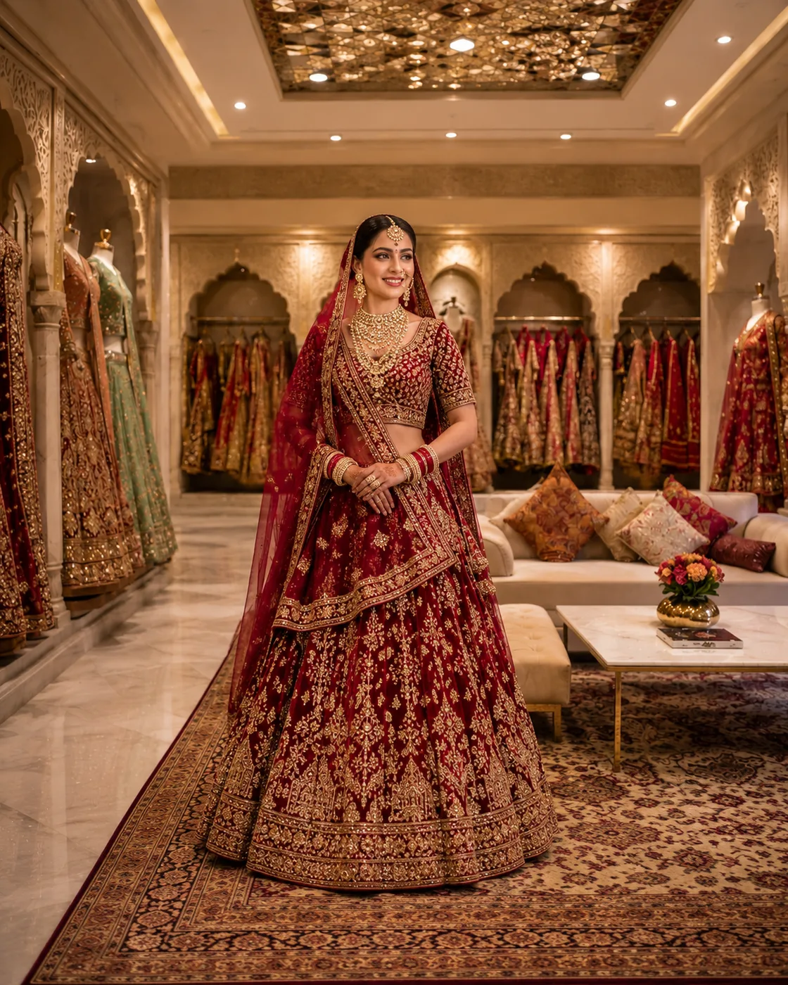 Bridal Wedding Lehenga image