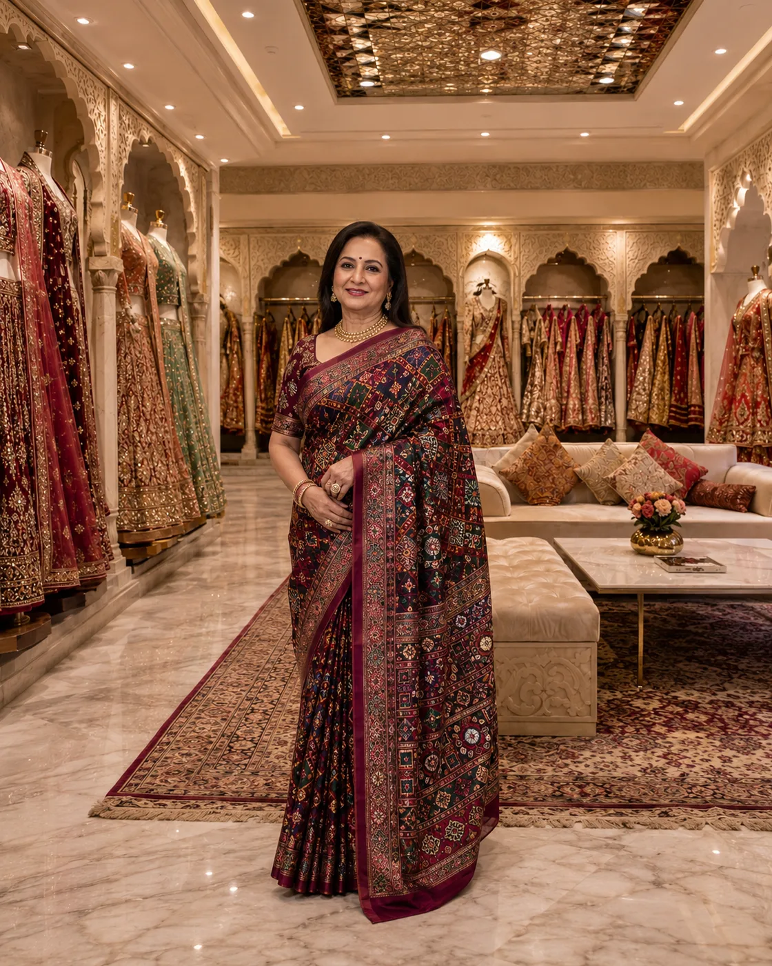 Mother of the Bride Saree or Lehenga image