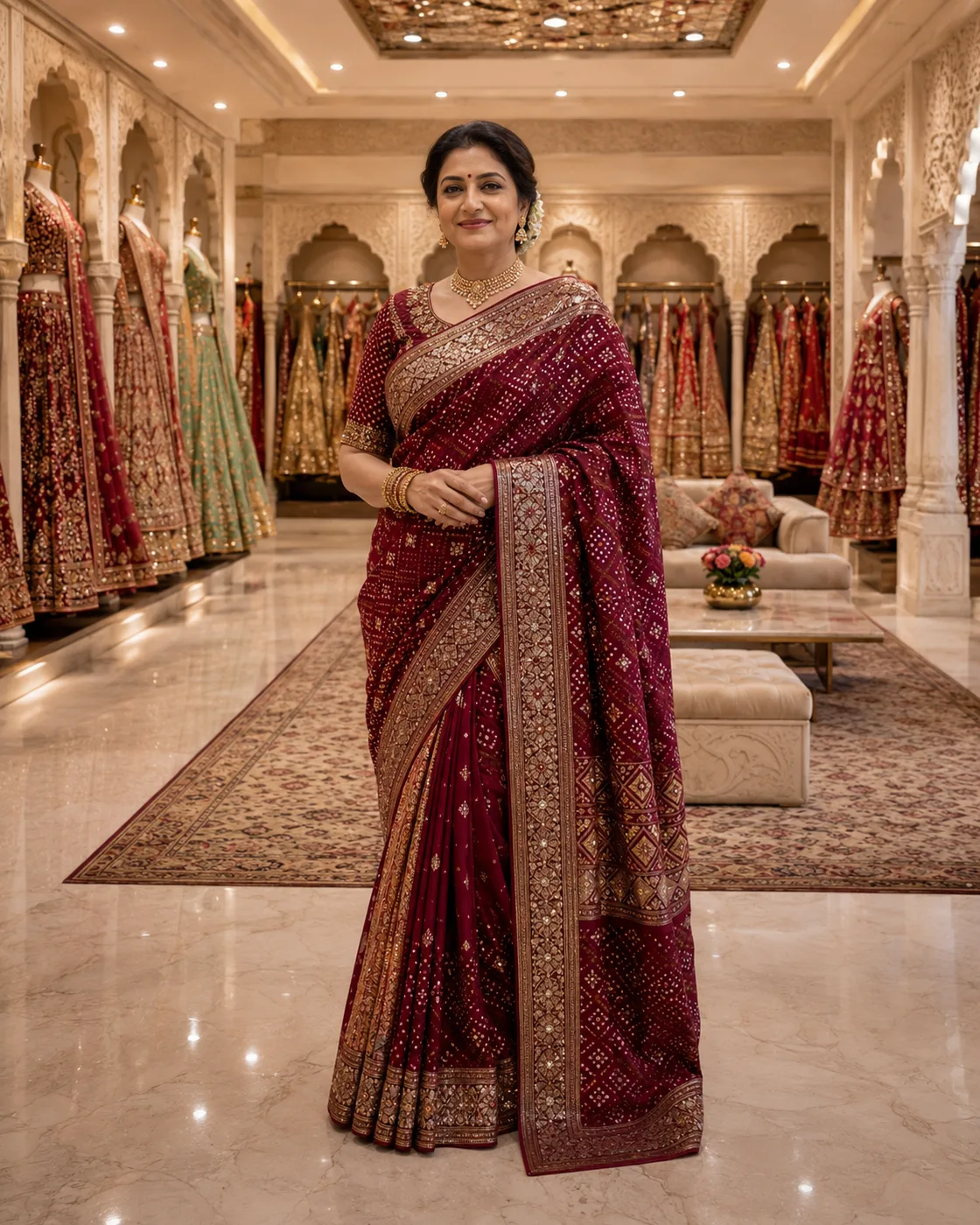 Mother of the Bride Saree or Lehenga extra photo 1