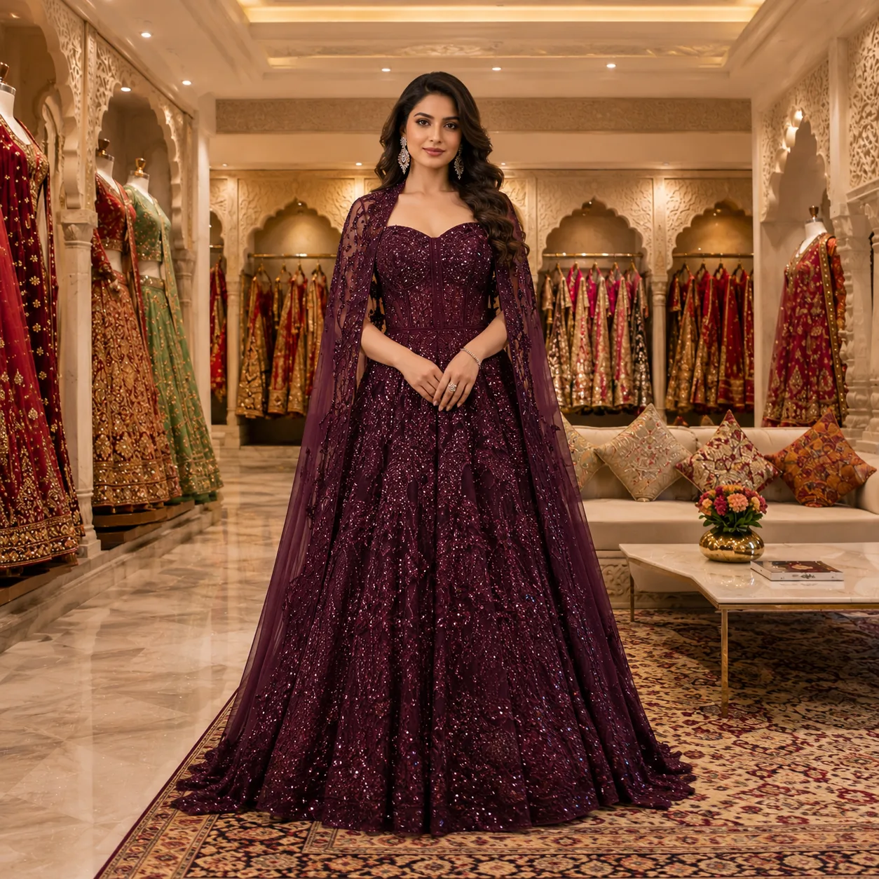 Reception Gown or Lehenga image
