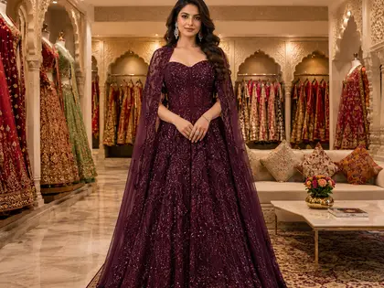 Reception Gown or Lehenga image