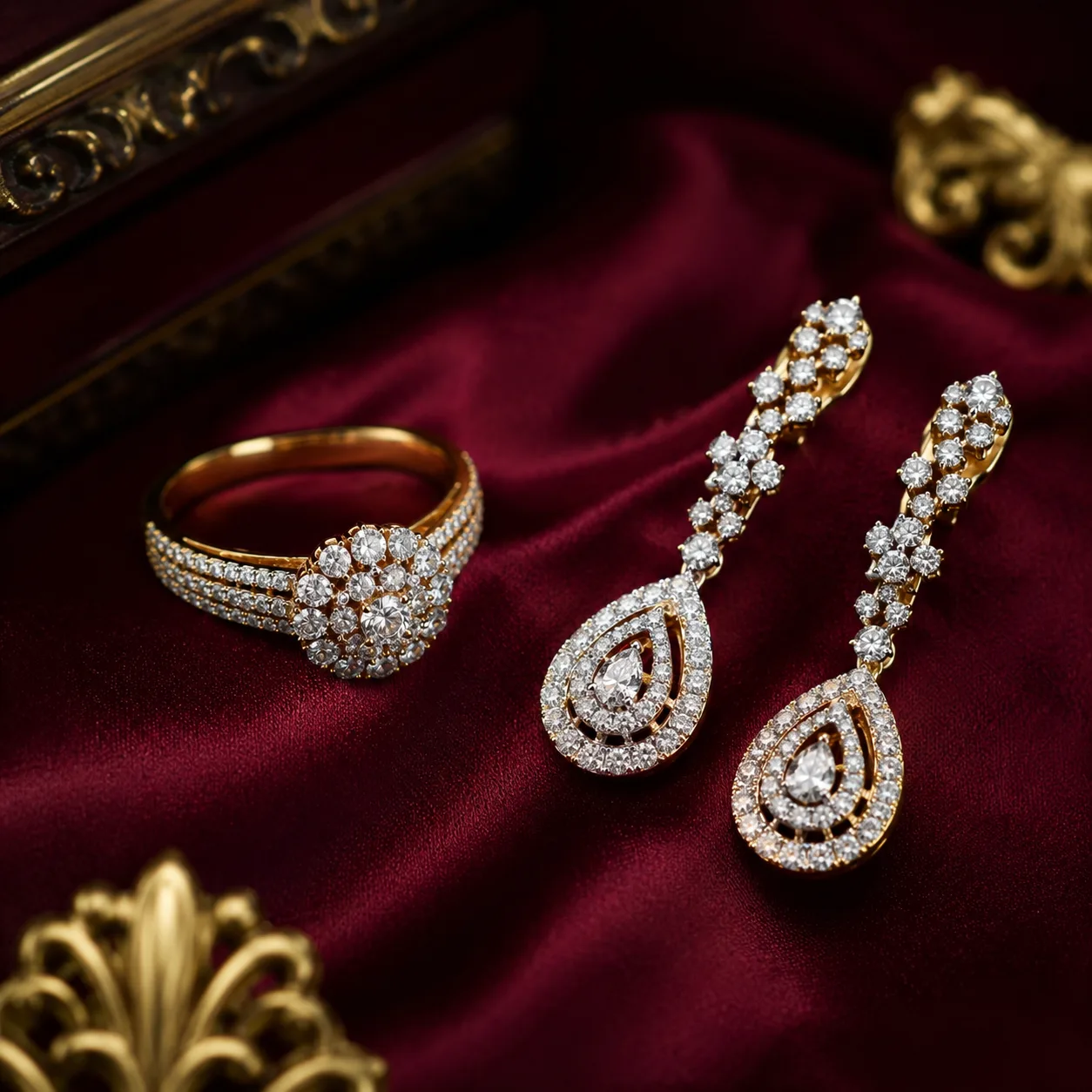 Diamond Ring & Earrings extra photo 1