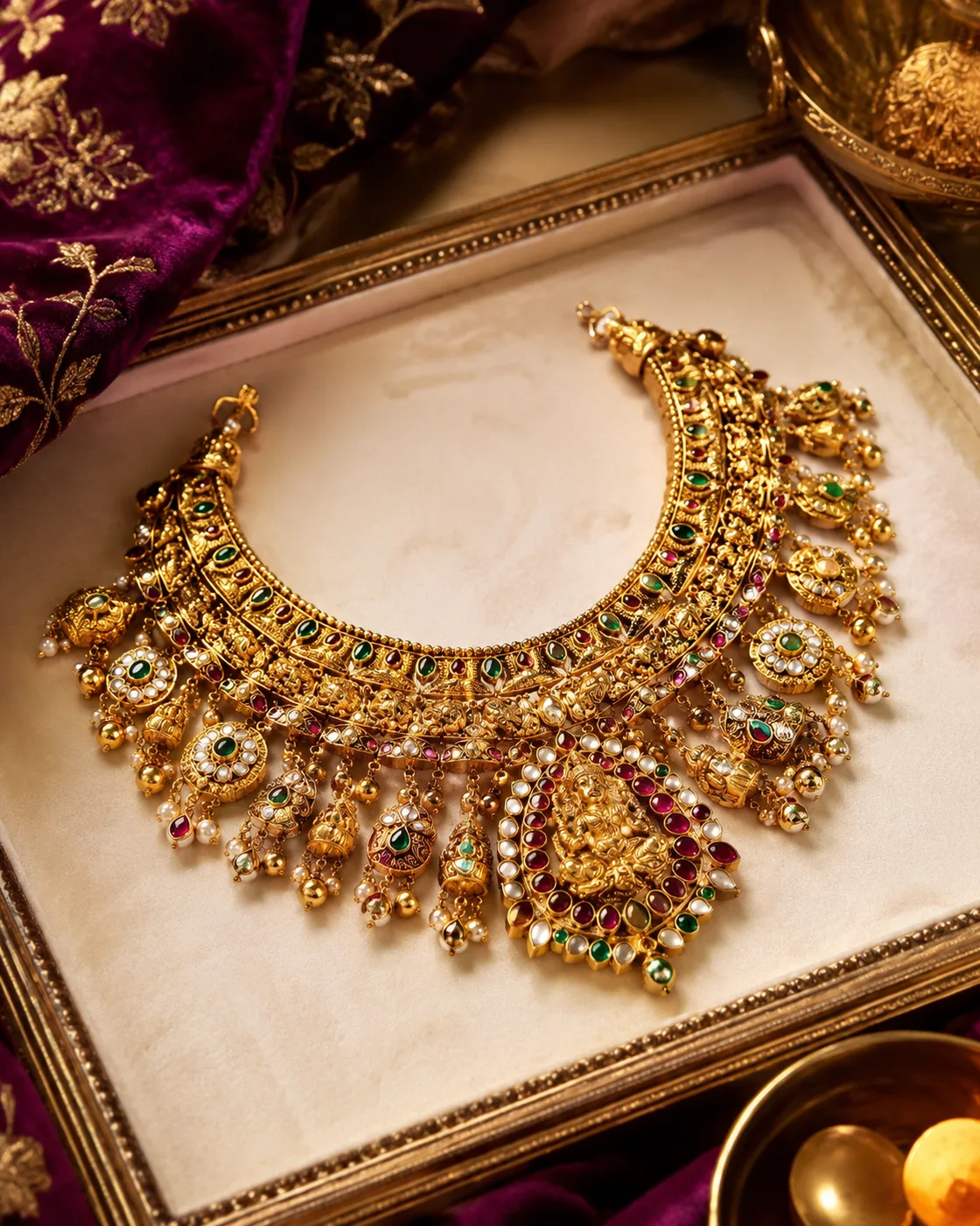 Gold Timaniya Necklace image