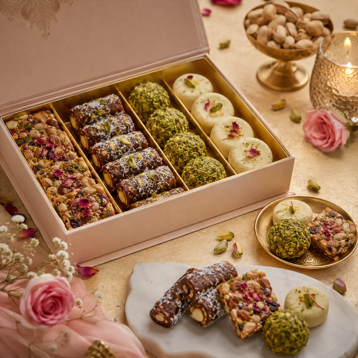 Sugar-Conscious Mithai by Request image