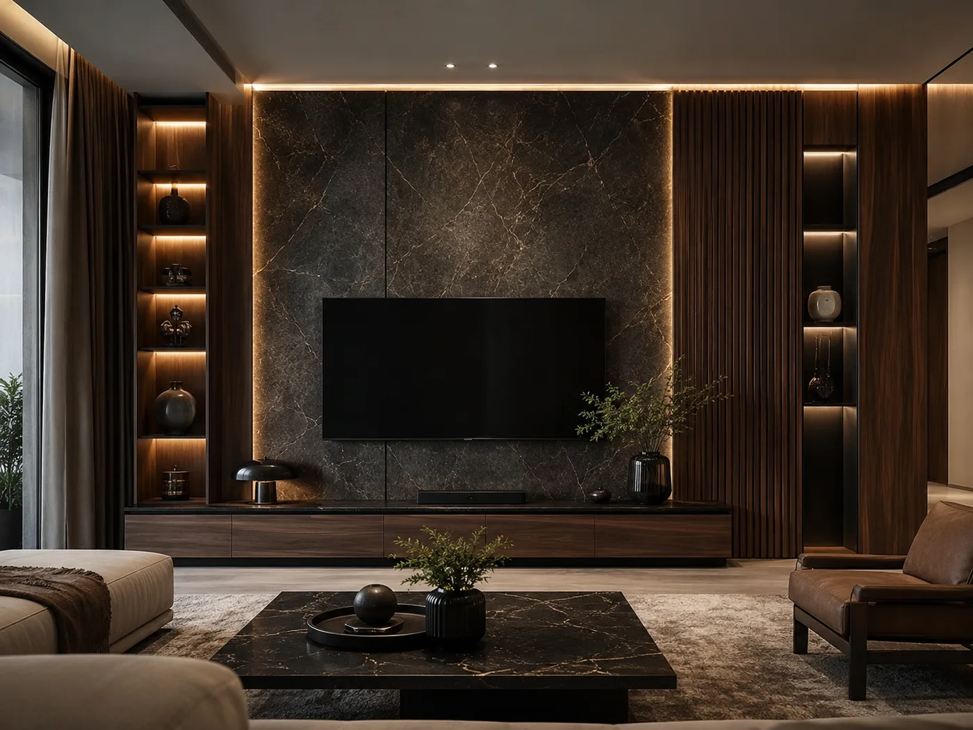 TV Unit & Living Room Feature Wall extra photo 1