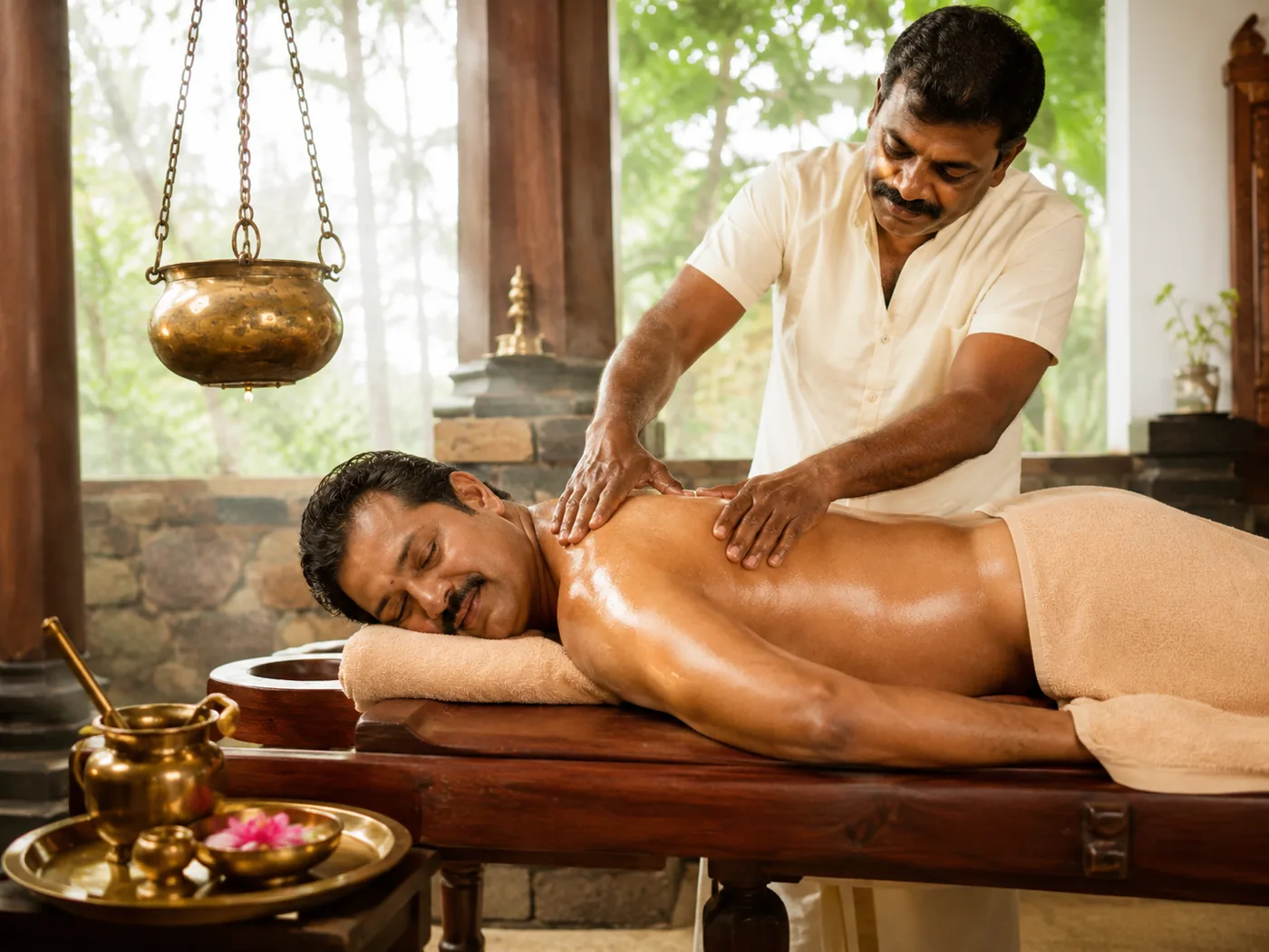 Kerala Abhyanga Oil Massage image