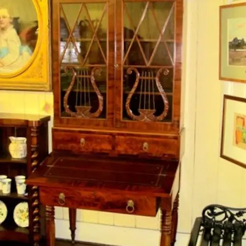 Antique American Secretary Bookcase image